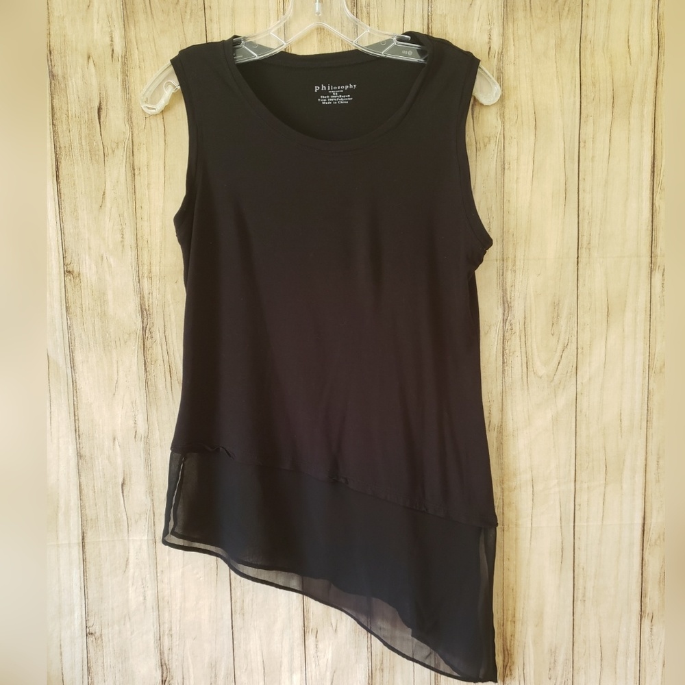 Black Philosophy Asymmetric Tank (XS)